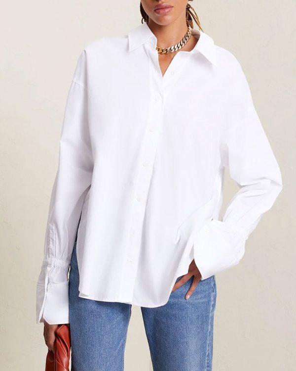 White Monica Shirt Online Sale