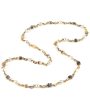 18k Yellow Gold, Pearl, and Opal Necklace Sale