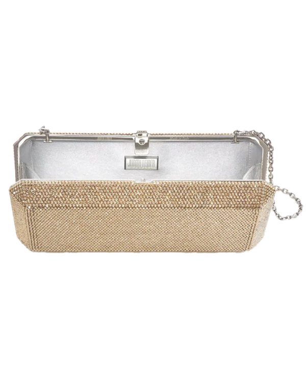 Slim Rectangle Clutch in Prosecco Discount