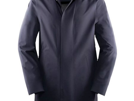 Agnone Duster Jacket in Blue Online Sale