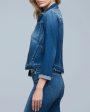 Tatiana Distressed Denim Jacket in Talledega For Sale