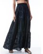 Black Reise Panelled Maxi Skirt Cheap