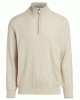 White Cashmere Quarter Zip Sweater Hot on Sale