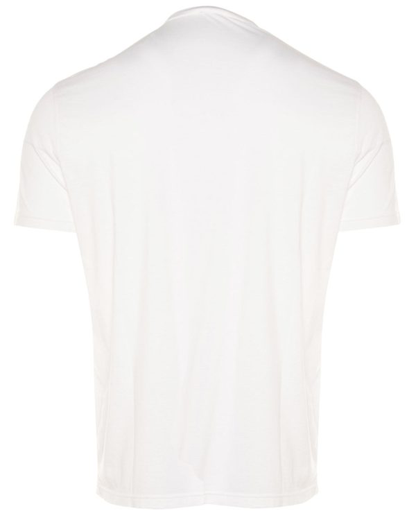 White Cotton and Cashmere T-Shirt Fashion