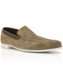 Tyne Suede Loafer in Olive For Cheap