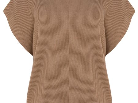 Almond Butter Monili Shoulder Sea Island Sweater Online Hot Sale