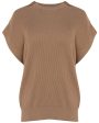 Almond Butter Monili Shoulder Sea Island Sweater Online Hot Sale