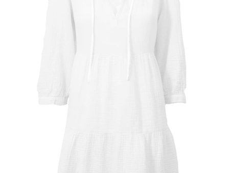 White Short Giselle Dress Hot on Sale