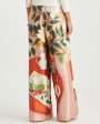 Begonia Floral Mikado Wide Leg Pant Online now