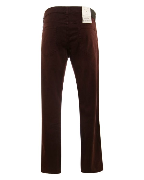 The London Twill Pant in Plum Online Sale