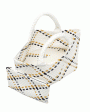 St. Barths Medium Tote In Plaid Malibu For Sale