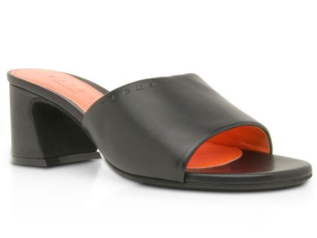 Sandal Mule Padded in Black For Sale