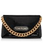 Sequin Mini Chain Bag in Black Hot on Sale