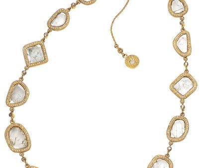 20k Yellow Gold Diamond Luminosity Necklace Online Hot Sale