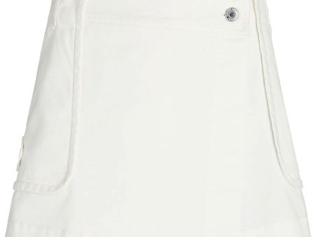 Washed White Covey Utility Skort Fashion