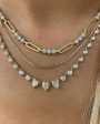 18k Yellow Gold Envoy Diamond Riviera Necklace Sale