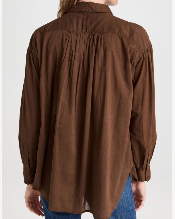 Walnut Miles Blouse Discount