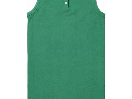 The Polo Dress in Green Terry Fashion